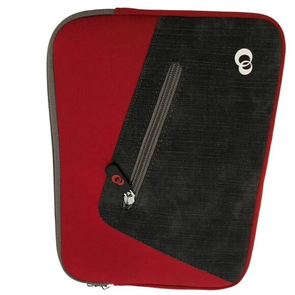 IPad Case Burgundy Black Zipper Closure - Picture 8 of 9